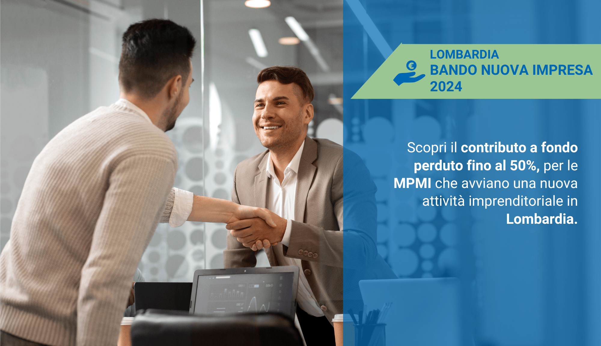 fondo perduto 50% nuova impresa